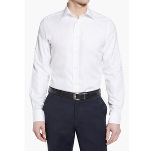 David Donahue - White Non-Iron Dress Shirt